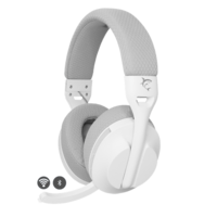 White Shark WS WGH-2441W FALCON-W vezeték nélküli fehér gamer headset