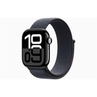 Apple Watch S10 GPS (42mm) kozmoszfekete alumínium tok, tinta sportszíj okosóra