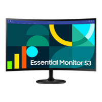 Samsung 27" LS27D360GAUXEN FHD VA 100Hz VGA/HDMI ívelt monitor