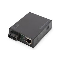 DIGITUS DN-82150 Gigabit multimodusú 500m PoE SC média konverter DIGITUS DN-82150 Gigabit multimodusú 500m PoE SC média konverter