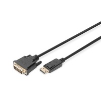 DIGITUS Full HD 60Hz Dual Link 1.1a DisplayPort - DVI-D kábel 2m DIGITUS Full HD 60Hz Dual Link 1.1a DisplayPort - DVI-D kábel 2m