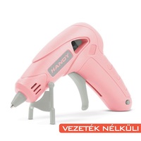 Handy 11100A akkumulátoros Type-C 7mm 10W babarózsaszín ragasztópisztoly Handy 11100A akkumulátoros Type-C 7mm 10W babarózsaszín ragasztópisztoly
