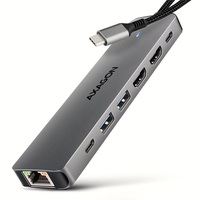 Axagon HMC-7HX2 USB-C 5Gbps DUAL 4K DISPLAY 7in1 hub