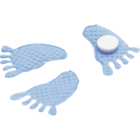 Knorr Prandell Babyfeet 2,5 cm 20 db kék polisztirol dekoráció