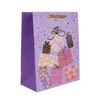 IRIS matt papírtasak hot stamp ajándékok lila 18 x 23cm IRIS matt papírtasak hot stamp ajándékok lila 18 x 23cm