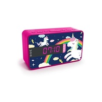 Bigben Kids Unicorn Dual ébresztőóra cserélhető előlappal Bigben Kids Unicorn Dual ébresztőóra cserélhető előlappal