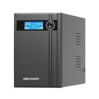 Hikvision DS-UPS2000/GER 2000 VA/1200 W, LCD kijelző, 12V/9Ah 2 db akkumulátor, 4db Schuko(DIN) Szünetmentes tápegység