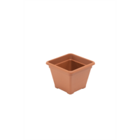 FLAIR Sydney 61311 terra 15x15 cm szögletes virágcserép FLAIR Sydney 61311 terra 15x15 cm szögletes virágcserép